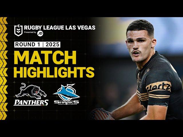 NRL Match Highlights 2025 | Panthers v Sharks | Round 1, 2025