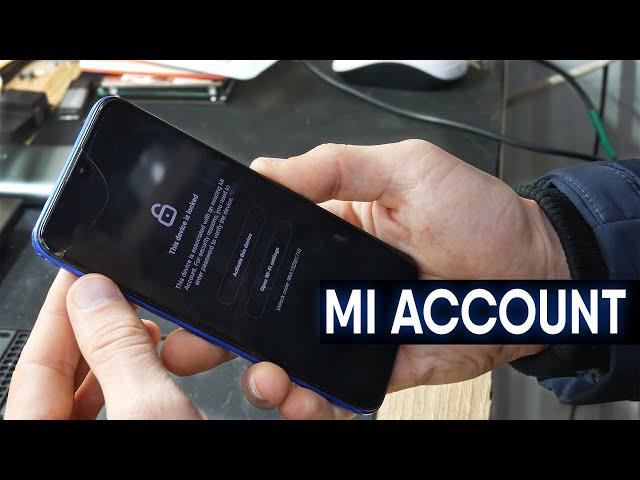 Разблокировка Xiaomi redmi 8a. Смартфон на Mi Accout и Google блокировке