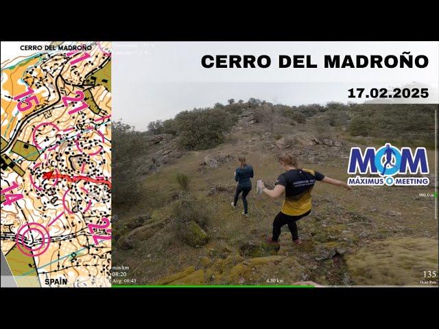 Headcam Orienteering: Cerro del Madroño, Spain. MOM. MAXIMUS-O-MEETING 2025.