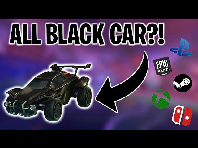 *2021* HOW TO GET AN ALL BLACK CAR IN ROCKET LEAGUE! (CONSOLE + PC)