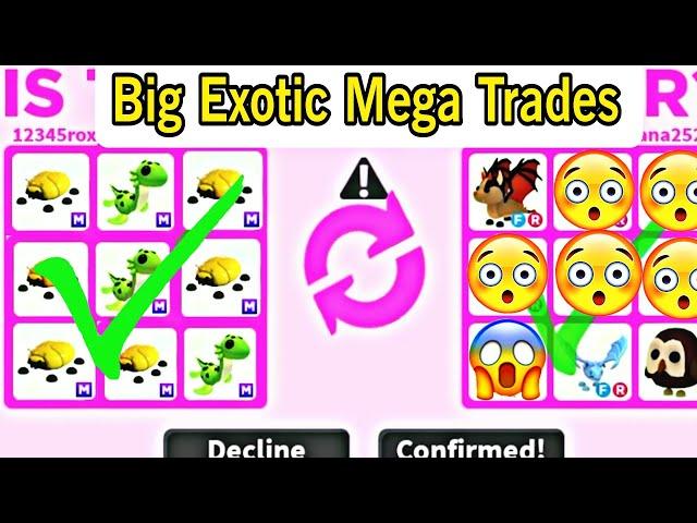 Biggest Exotic Mega Trades In Adopt Me