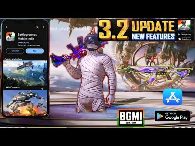 BGMI NEW UPDATE 3.2  Top Features, Anti Cheat,  Urgent Notice,  & More -Victor Noob Op Gaming