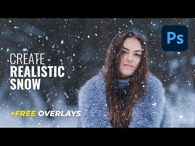 How to Create Realistic Snow Effect in Photoshop | Create Realistic Snow Overlay in Photoshop (Easy)