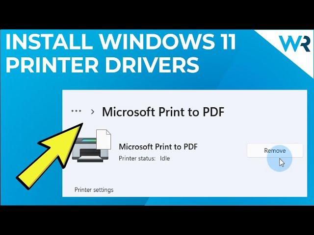 How to install the latest Windows 11 printer driver