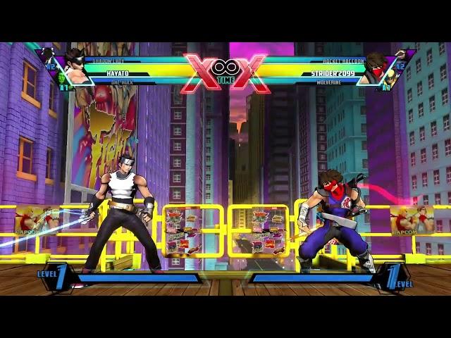 UMVC 3 CE - Hayato Combos (Mod By Sshumaa)