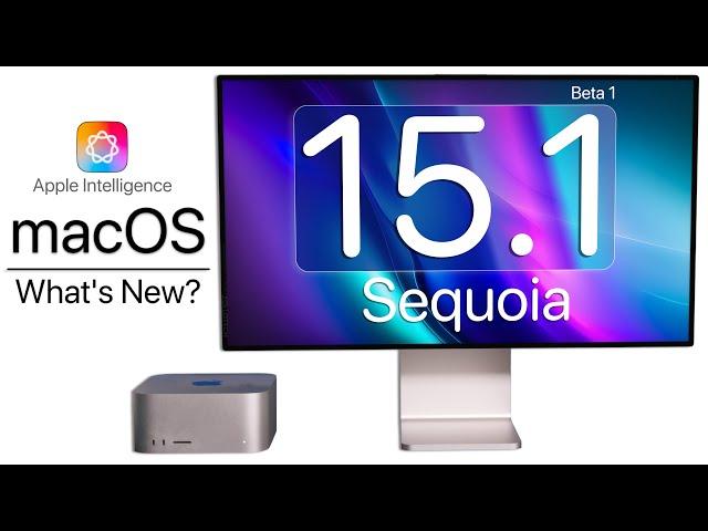 MacOS 15.1 Beta 1 is Out! - Apple Intelligence First Look