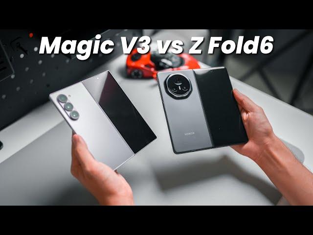 HONOR Magic V3 vs Galaxy Z Fold6: MAJOR Foldable Battle! 