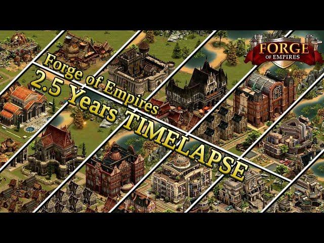 Forge of Empires -- 2.5 YEARS TIMELAPSE -- ZockIt