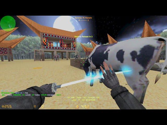 Counter-Strike : • Zombie Escape Mod • On MgharbaGaming | Maps : Ze_Toraja | Knife in Vip