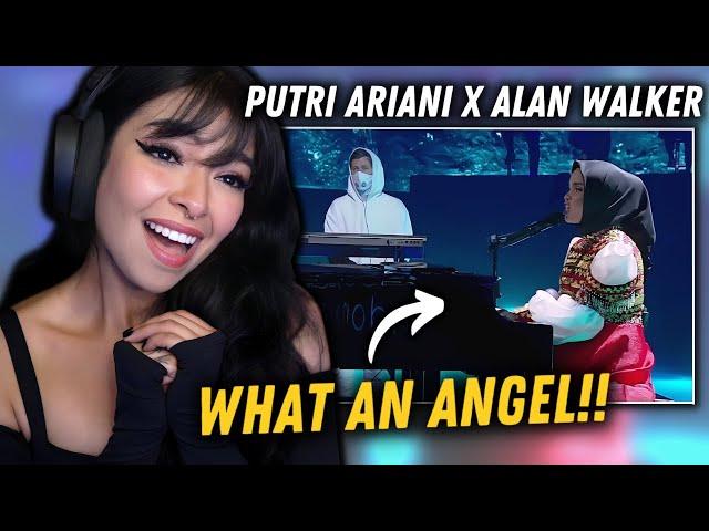 Putri Ariani x Alan Walker - Hero | TIKTOK AWARDS INDONESIA 2023 REACTION  (Indonesian Subtitles)