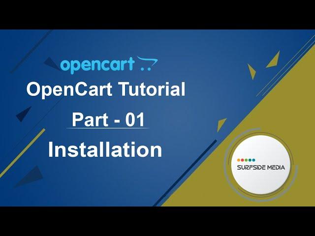 OpenCart Tutorial - Installation