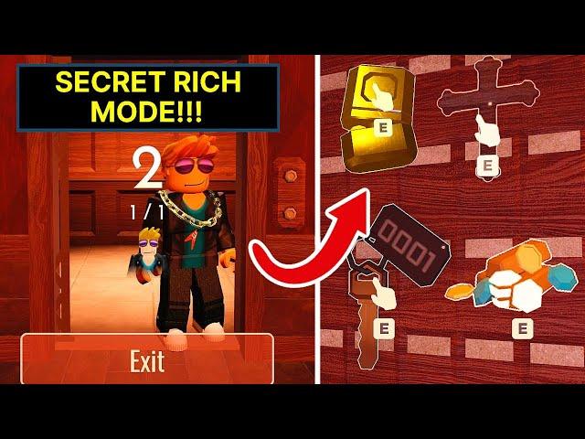 I FOUND SECRET RICH MODE! - DOORS (Hotel+ Update)