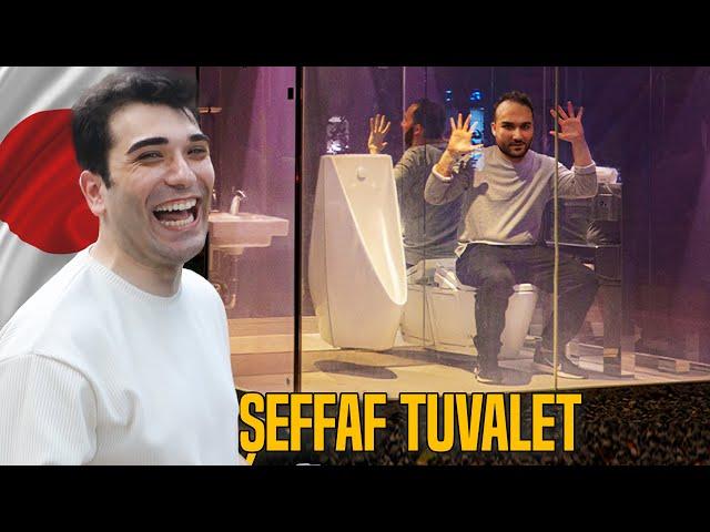 JAPONYA'DA ŞEFFAF TUVALETİ TEST ETTİK !!  @muratabigf