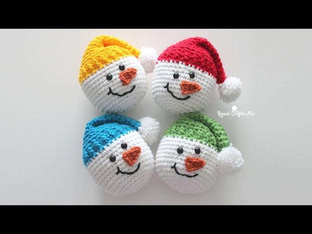 Crochet Pattern: Snowman Head (a popular favorite)