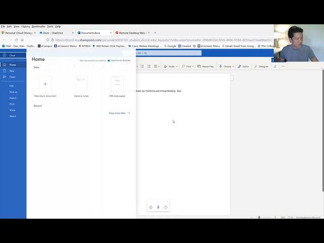 Step 4 Demonstrate OneDrive and Local Desktop and Virtual Desktop