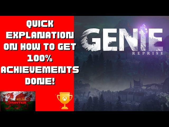 Genie Reprise - Quick Explanation for the Full 1000GS Completion!