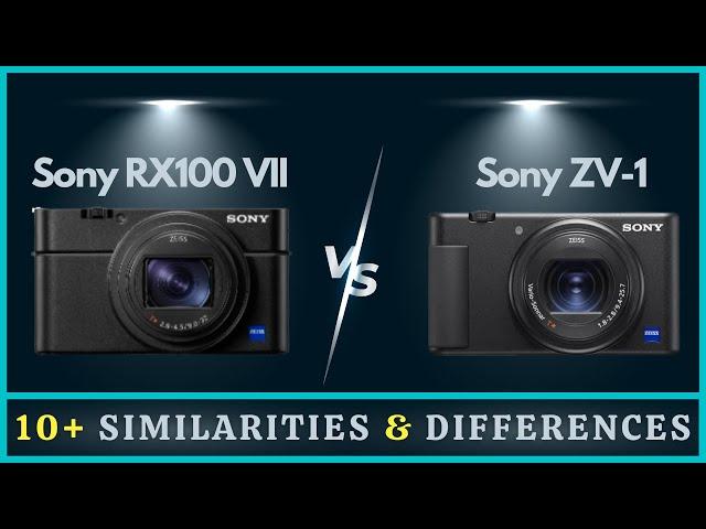 Sony RX100 VII vs ZV 1 | Large Sensor Compact cameras by Sony