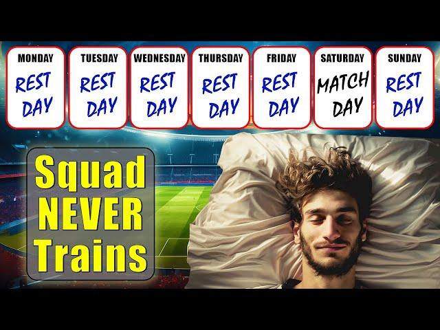 Wonderkid Squad NEVER Trains | FM24 Experiment