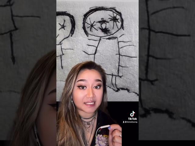 DISTURBING Kids Drawings‼️ #tiktok #shorts