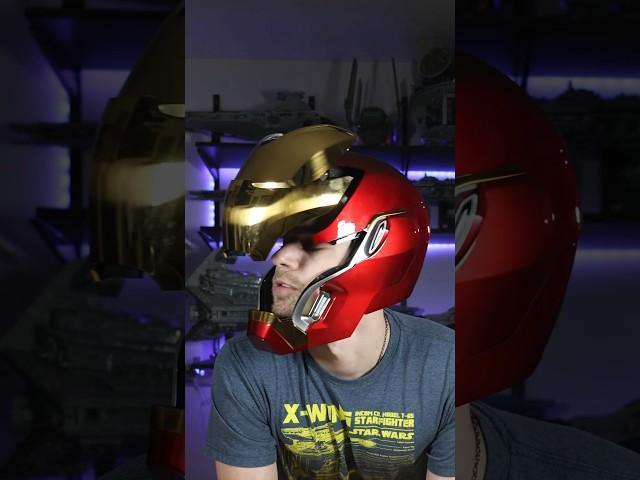 All my iron man helmets #marvel #ironman #tonystark #unboxing #shorts #cosplayers