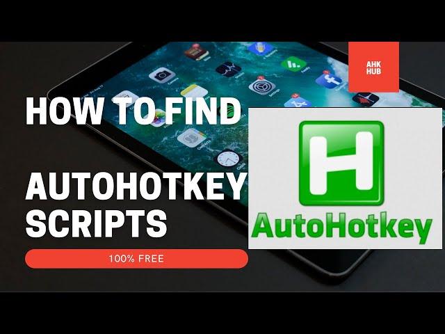 How to Find Autohotkey Scripts