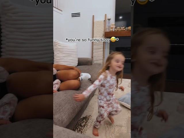 TODDLER Makes BABY Laugh