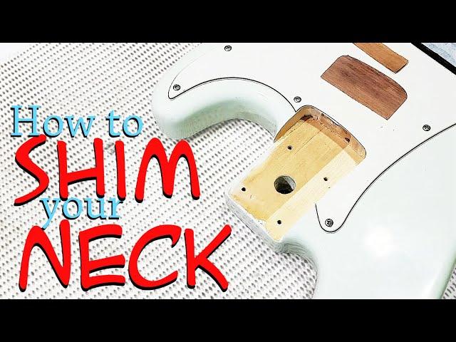 How to Shim a Bass Guitar Neck.