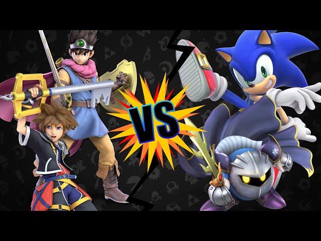 Super Smash Bros Ultimate StormLeo [Hero/Sora] vs SonicSmashBro [Sonic/Meta Knight]