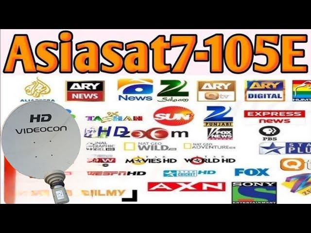 asiasat105 east choti dish par set karne ka aasan tarika dish setting Asiasat 105 East 3 feet 105 E