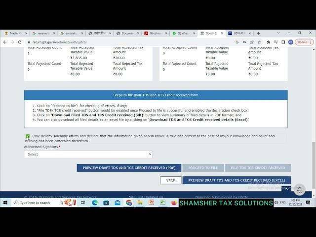 HOW TO CLAIM GST TDS / TCS. FILE GST TDS RETURN. TCS AND TDS CREDIT RECEIVED.TDS REFUND/GST RETURN