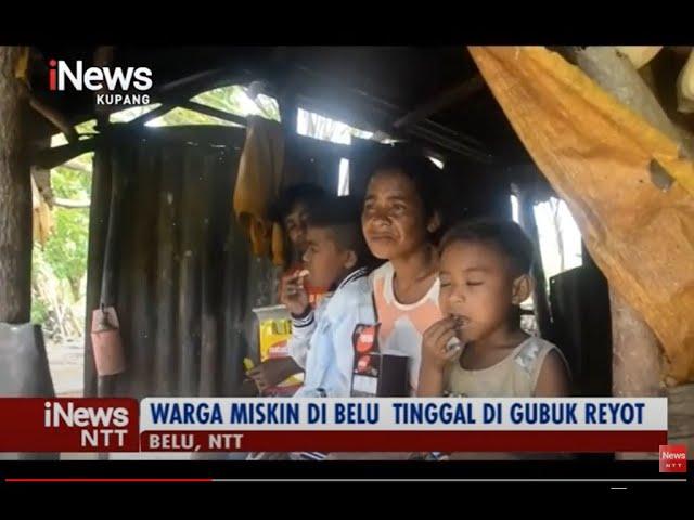 iNews NTT - Kisah Ibu Yustina, Warga Miskin di Belu yang Tinggal di Gubuk Reyot Tak Layak Huni