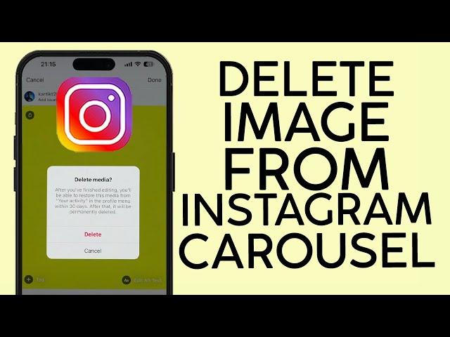 How to Delete Image from a Carousel Post on Instagram (2023)