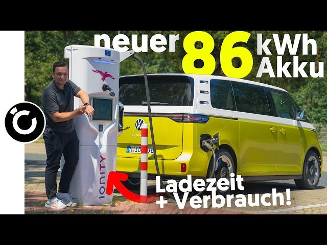 VW ID.BUZZ LANG - Überraschung an der Ladesäule im Familien E-Bulli!