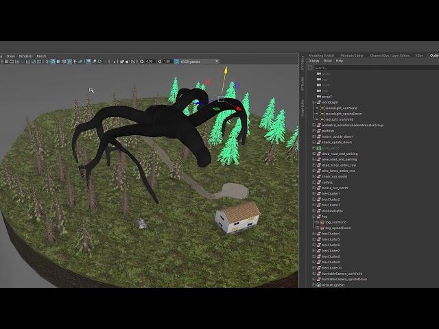 Python Procedural Script - Spruce Tree Generator