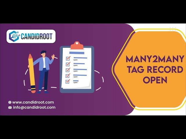 Many2Many Tag Record Open | CandidRoot Solutions