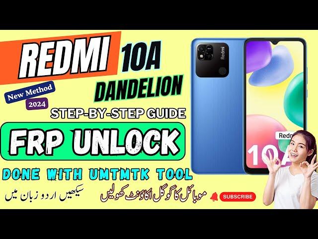 Redmi 10A [ Dandelion ] FRP Unlock And Factory Reset Guide Using UMT MTK Tool