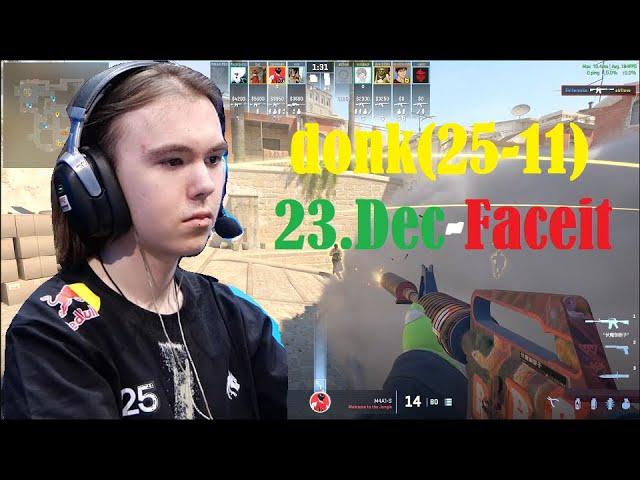 donk (20-9) & Magnojezzz- baz /faceit /mirage/ 23.Dec #cs2 #fps #pov #gaming