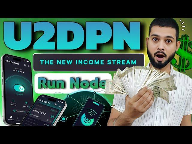 U2DPN Network Airdrop - Run Node Mine Token - New DePin Mining Airdrop