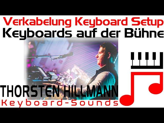 "Schaltplan" Verkabelung Keyboard Live Setup