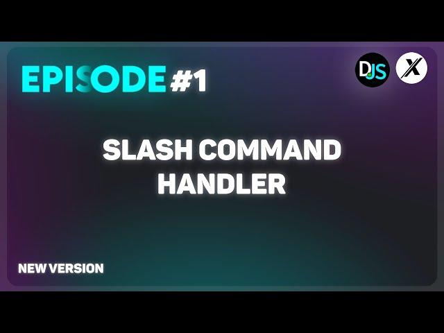 MAKING A NEW SLASH COMMAND HANDLER | DISCORD.JS (V14) | #1