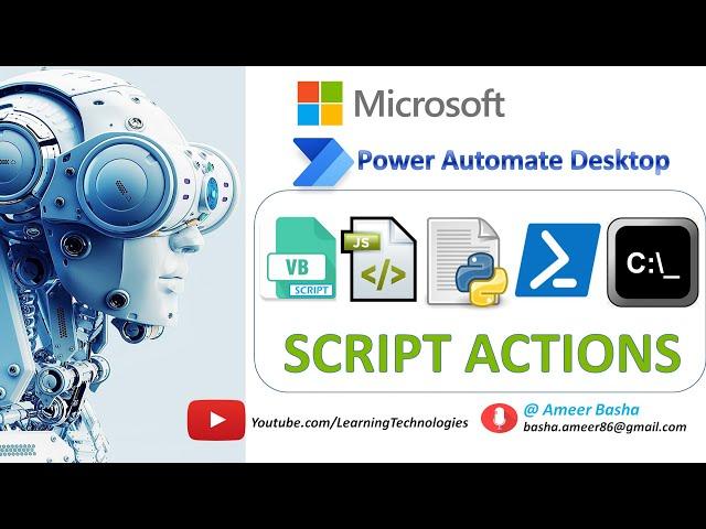 Power Automate Desktop || How to work with Scripting Actions (Introduction)