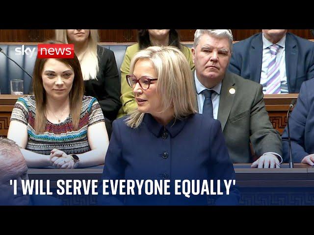 Michelle O'Neill as Northern Ireland's first nationalist first minister