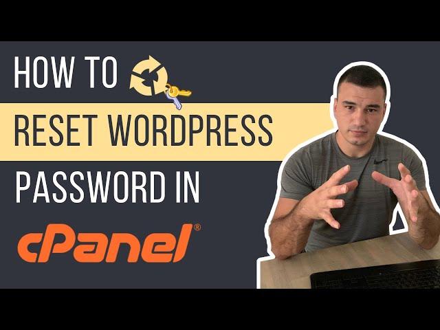 How to Reset WordPress Admin Password in cPanel