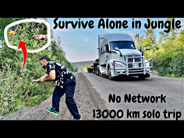 Alone Truck Driver Surviving in Jungle of Newfoundland to Quebec | 639