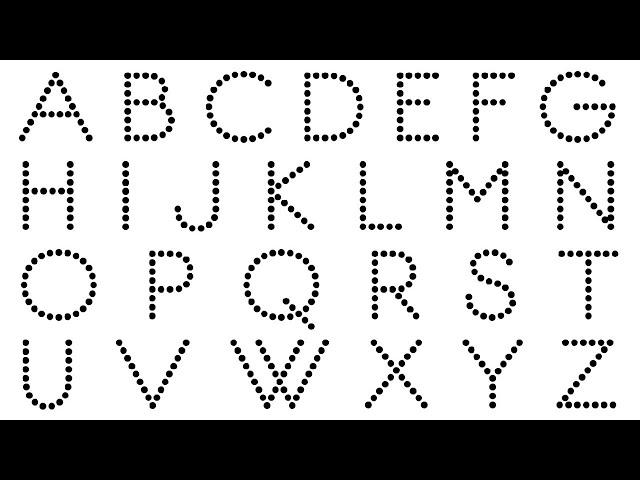 Tracing ABC Alphabets Letters Uppercase Capital A-Z A to Z