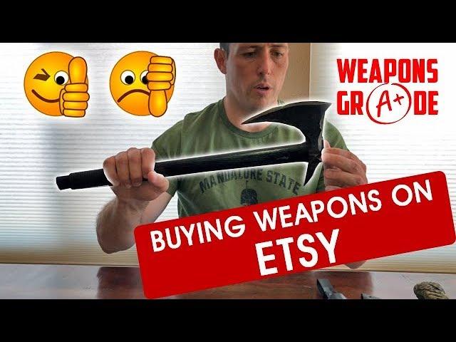 Buying knives on ETSY