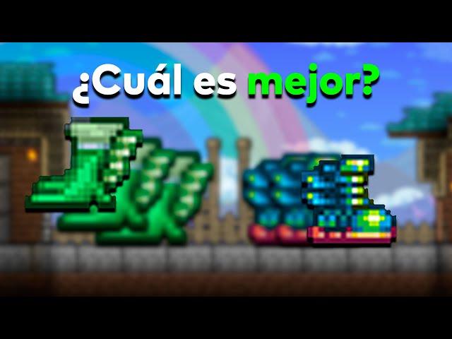 Botas Anfibias VS Botas Terrachispa | Terraria 1.4.4.9 | Maggieozs