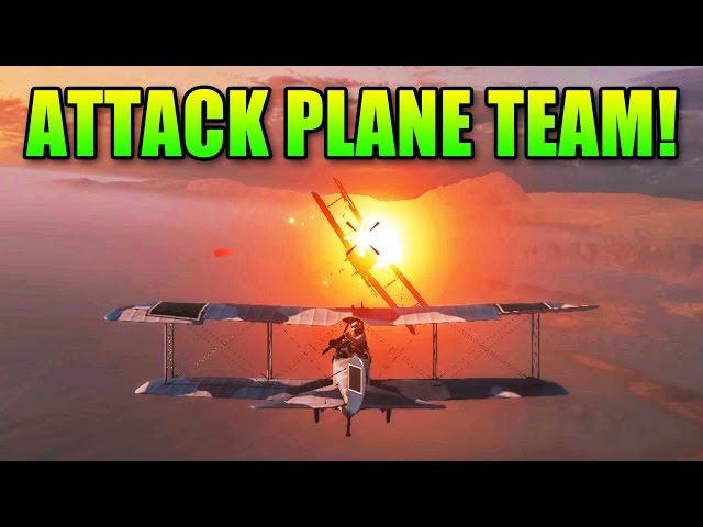 Battlefield 1 Attack Plane Team! | BF1 Squad Gameplay