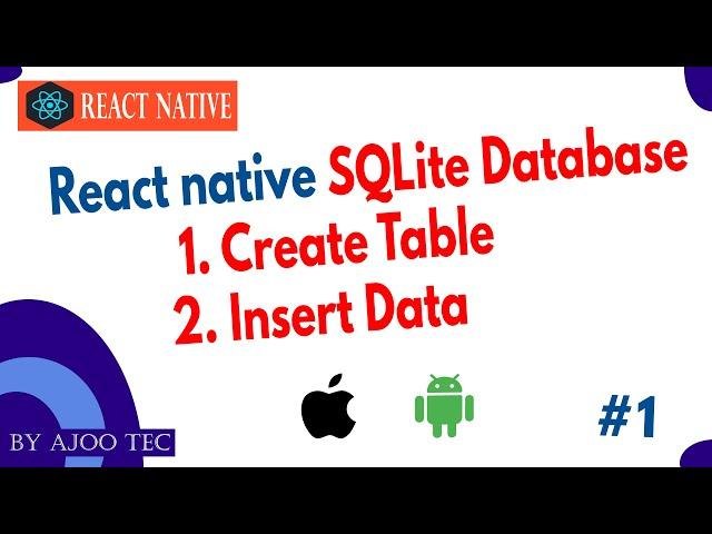 React native SQLite Database? || in Hindi