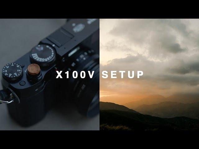 How I Setup My FujiFilm x100v | Settings + Accessories